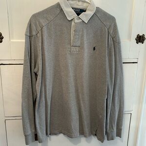 Vintage Polo Ralph Lauren Rugby Shirt Custom Fit L